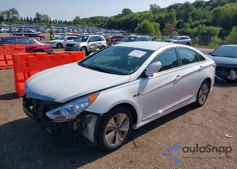 2013 Hyundai Sonata Hybrid Limited из США, поврежденный, VIN KMHEC4A48DA097059